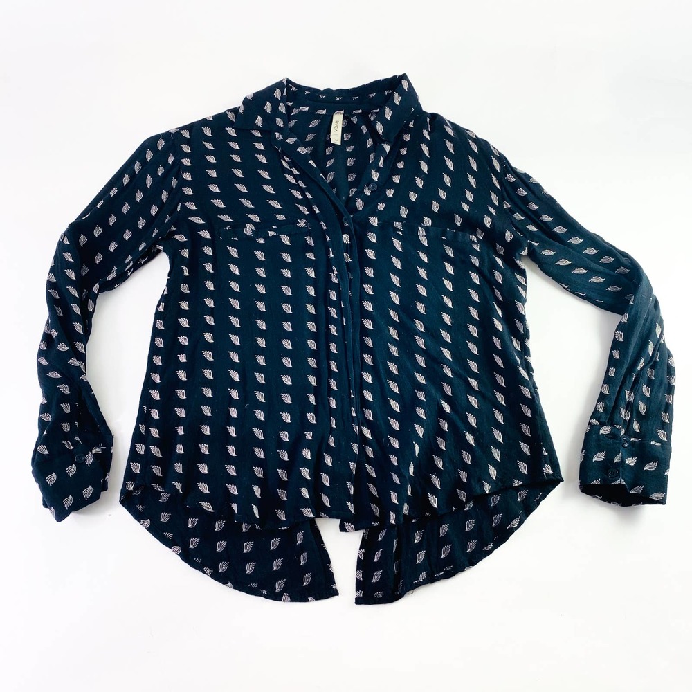 Women's Rvca Button Up Shirt - Picture 12 of 14